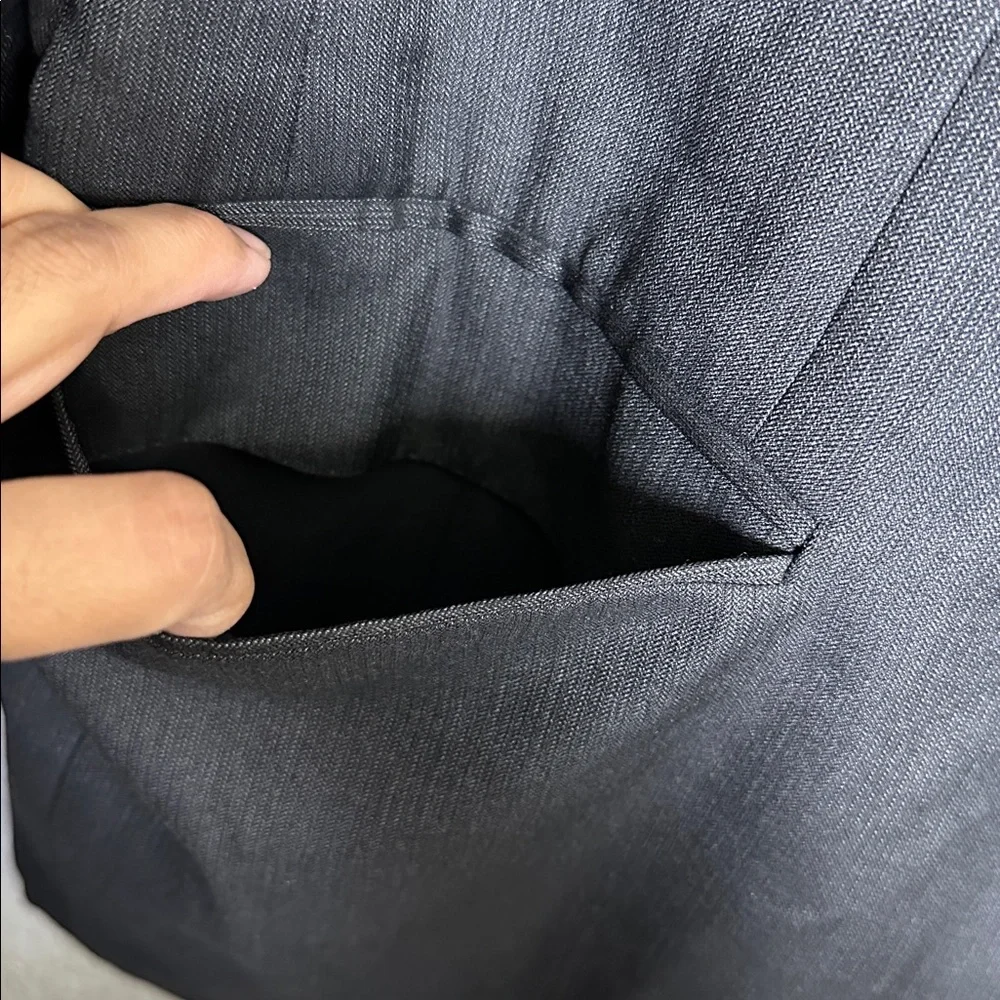 Canali Pure Wool Gray Suit Blazer Jacket Mens Size 56R US 46R‎ Work Business